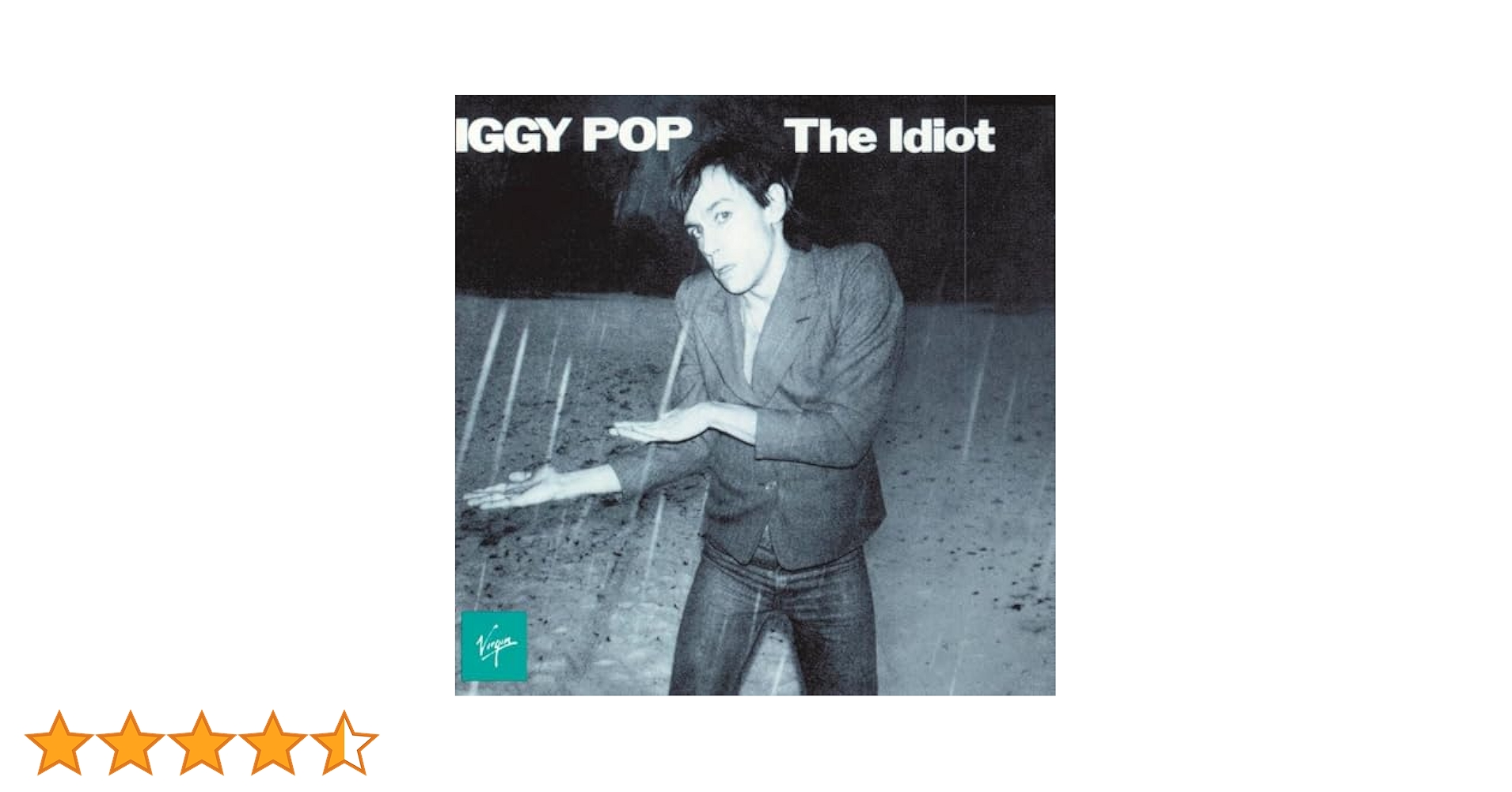 【帯付】Iggy Pop ／The Idiot （邦題　愚者） Iggy Pop – The Idiot Japan LP with obi